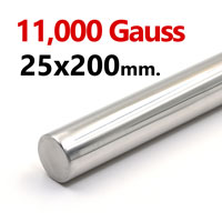 แมกเนติกบาร์ ขนาด 25mm x 200mm Magnetic Bar 11000G แมกเนติกบาร์ ขนาด 25mm x 200mm Magnetic Bar 11000G