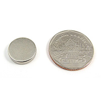 แม่เหล็กแรงสูง Neodymium ขนาด 15mm x 3mm - งานคุณภาพสุง มีตำหนิ