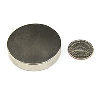 แม่เหล็กแรงสูง Neodymium ขนาด 50mm x 10mm : งาน Economy งานราคาประหยัด คุณภาพสูง