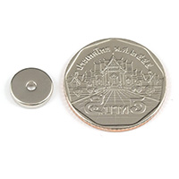 แม่เหล็กแรงสูง Neodymium ขนาด 10mm x 2mm วงใน 2mm