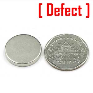 แม่เหล็กแรงสูง Neodymium ขนาด 20mm x 3mm - งานตำหนิ