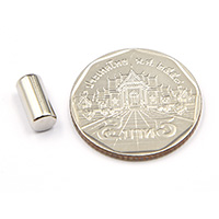 แม่เหล็กแรงสูง Neodymium ขนาด 5mm x 10mm : งาน Economy งานราคาประหยัด คุณภาพสูง