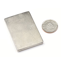 แม่เหล็กแรงสูง Neodymium ขนาด 60mm x 40mm x 5mm