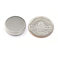 แม่เหล็กแรงสูง Neodymium ขนาด 20mm x 5mm - เกรด B
