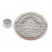 แม่เหล็กแรงสูง Neodymium ขนาด 6mm x 3mm