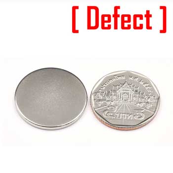 แม่เหล็กแรงสูง Neodymium ขนาด 25mm x 2mm - เกรด B