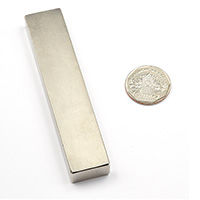 แม่เหล็กแรงสูง Neodymium ขนาด 100mm x 20mm x 10mm Se : งาน Economy งานราคาประหยัด คุณภาพสูง