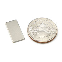 แม่เหล็กแรงสูง Neodymium 20mm x 10mm x 1mm - งานคุณภาพสูง มีตำหนิ