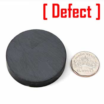 แม่เหล็กเฟอร์ไรท์ Ferrite ขนาด 50mm x 10mm - งานตำหนิ ราคาพิเศษ