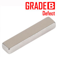 แม่เหล็กแรงสูง Neodymium 15mm x 3mm x 2mm : งาน Defect งานตำหนิ คุณภาพสูง ราคาพิเศษ