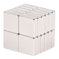 แม่เหล็กแรงสูง Neodymium ขนาด 10mm x 10mm x 3mm : งาน Economy งานราคาประหยัด คุณภาพสูง