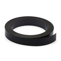 แม่เหล็กยาง เคลือบ PVC ขนาด 20mm x 0.5mm ยาว 25เมตร – สีดำ