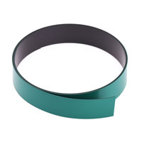 แม่เหล็กยาง เคลือบ PVC ขนาด 20mm x 0.5mm ยาว 1เมตร – สีเขียว