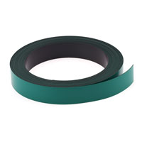 แม่เหล็กยาง เคลือบ PVC ขนาด 20mm x 0.5mm ยาว 25เมตร – สีเขียว