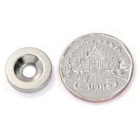 แม่เหล็กแรงสูง Neodymium 15mm x 3mm วงใน 4.5mm