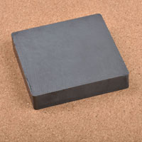 แม่เหล็กเฟอร์ไรท์ Ferrite ขนาด 100mm x 100mm x 20mm : งาน Defect งานตำหนิ ราคาพิเศษ