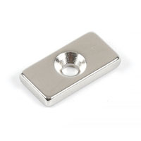 แม่เหล็กแรงสูง 20mm x 10mm x 3mm รู 3.5mm : งาน Premium งานคัดพิเศษ คุณภาพสูง
