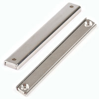 แม่เหล็กแชนแนล แรงดูดสูง Neodymium Channel Magnet ขนาด 100mm x 13.5mm x 5mm รู 3.3mm