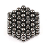 ลูกบอลแม่เหล็กแรงสูง Magnet Ball 5mm - สีเงินดำ ชุด 108 ชิ้น