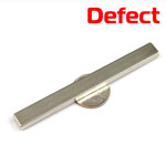 แม่เหล็กแรงสูง Neodymium ขนาด 100mm x 10mm x 5mm : งาน Defect งานตำหนิ คุณภาพสูง ราคาพิเศษ