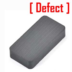 แม่เหล็กเฟอร์ไรท์ Ferrite ขนาด 50mm x 25mm x 10mm - เกรด B