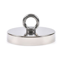 Mounting Magnet ขนาด 135mm x 25mm รูเกลียว M12 พร้อมห่วงสแตนเลส Mounting Magnet ขนาด 135mm x 25mm รูเกลียว M12 พร้อมห่วงสแตนเลส