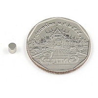 แม่เหล็กแรงสูง Neodymium ทรงกระบอก ขนาด 3mm x 3mm : งาน Premium งานคัดพิเศษ คุณภาพสูง