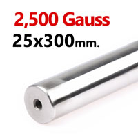 แมกเนติกบาร์ ขนาด 25mm x 300mm Magnetic Bar 2500G รู M6