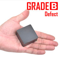 แม่เหล็กเฟอร์ไรท์ Ferrite ขนาด 50mm x 50mm x 25mm - เกรด B