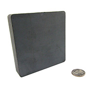 แม่เหล็กเฟอร์ไรท์ Ferrite ขนาด 100mm x 100mm x 20mm