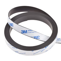 แม่เหล็กยางสติกเกอร์ 3M ขนาด 15mm x 1mm ยาว 1เมตร