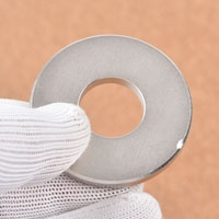 แม่เหล็กแรงสูง Neodymium 50mm x 5mm วงใน 20mm- งานคุณภาพสูง มีตำหนิ
