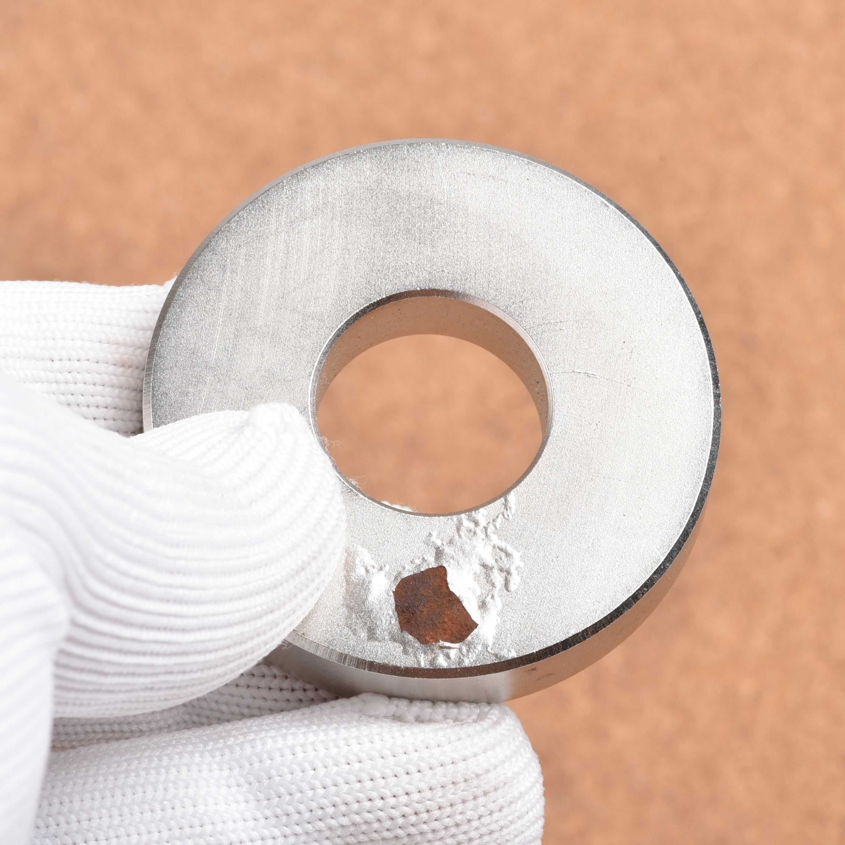 แม่เหล็กแรงสูง Neodymium 50mm x 10mm วงใน 20mm : งาน Defect งานตำหนิ คุณภาพสูง ราคาพิเศษ
