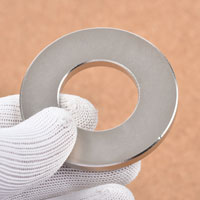 แม่เหล็กแรงสูง Neodymium 60mm x 5mm วงใน 30mm- งานคุณภาพสูง มีตำหนิ