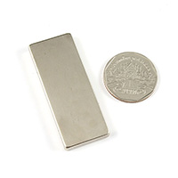 แม่เหล็กแรงสูง ขนาด 49mm x 19mm x 4.75mm - เกรด บี