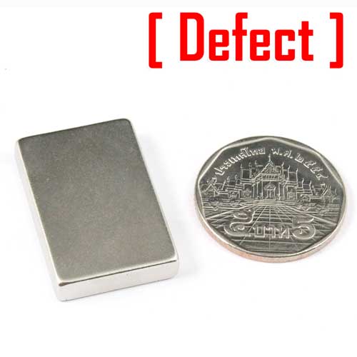 แม่เหล็กแรงสูง Neodymium ขนาด 30mm x 20mm x 5mm - งานคุณภาพสูง มีตำหหนิ